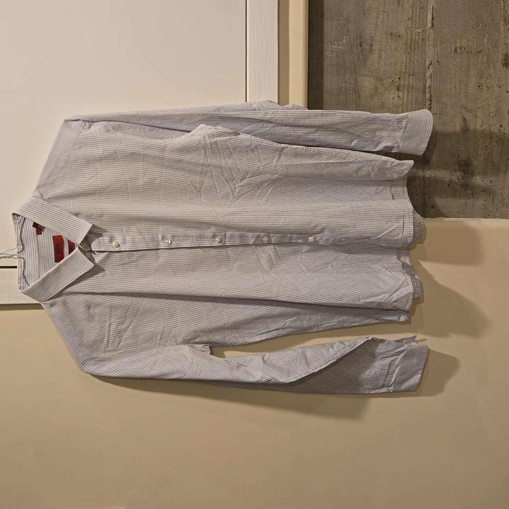 Hugo long sleeve slim fit shirt in mint condition size large.